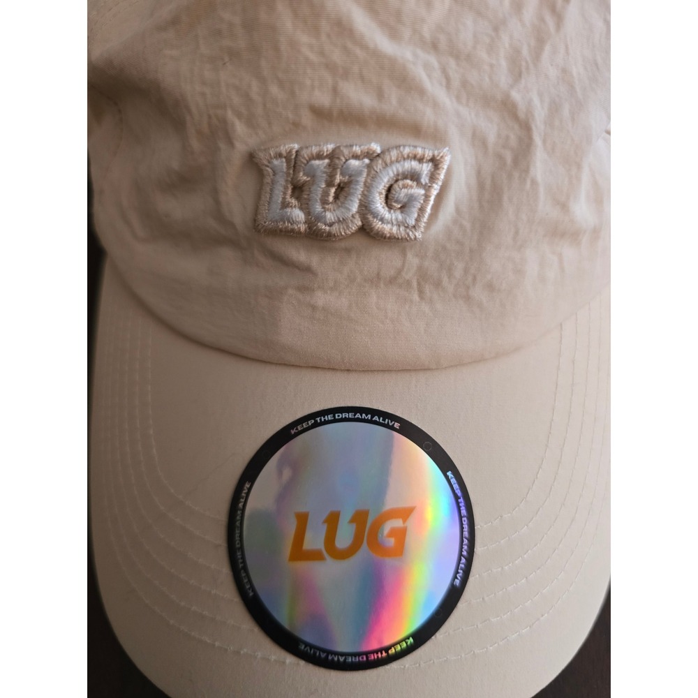 NWT LUG Beige Baseball Cap Keep The Dream Alive‎ Embroidered Logo Adjustable